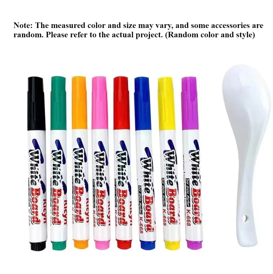 Magic Floating Water Pen - Reusable Water Drawing Set with Floating Ink Technology