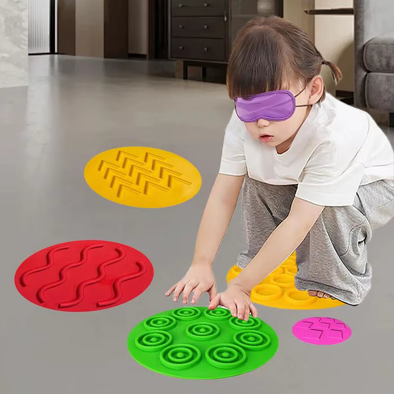 Sensory Toys for Children Textured round Play Mat for Kid Educational Textured Play Mat for Boys Girls Kids Toddler