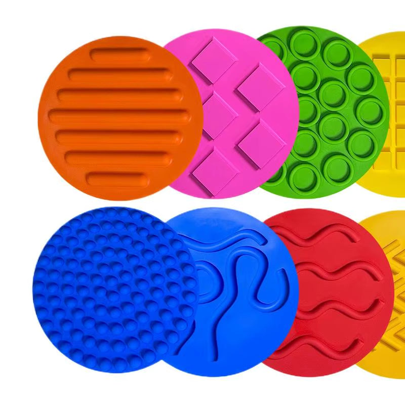 Sensory Toys for Children Textured round Play Mat for Kid Educational Textured Play Mat for Boys Girls Kids Toddler
