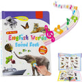 First English Words Sound Book for Babies & Toddlers, My First English Sound Toy Early Learning Book Fun Word Game for Language